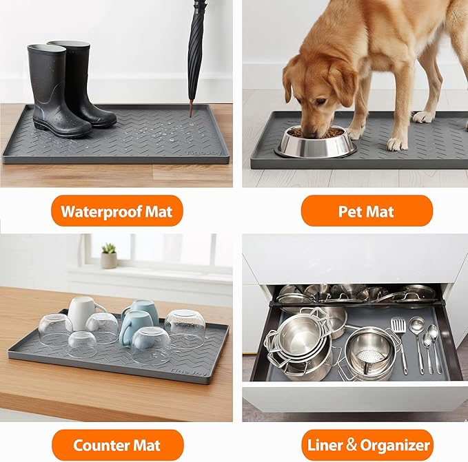 TigeJoy 31" x 19" Under Sink Mats - Image 7