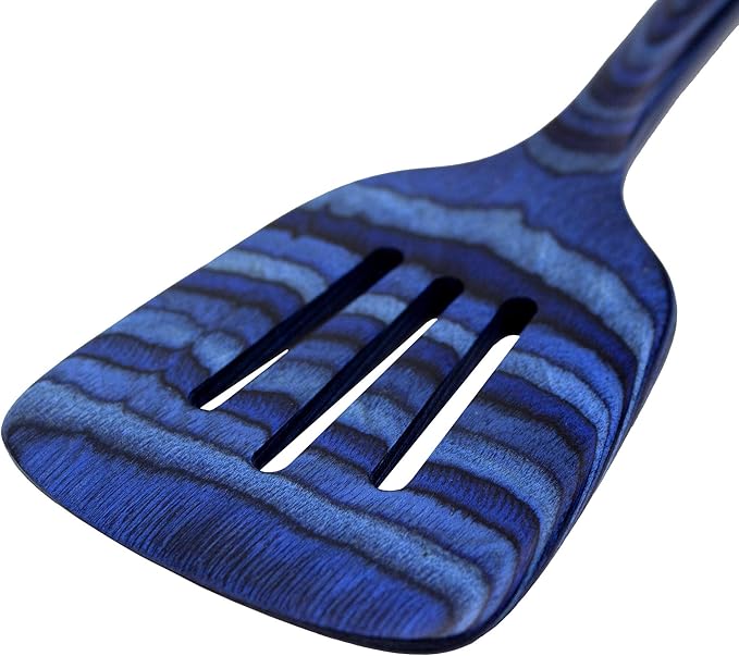 Totally Bamboo Baltique Malta Collection 12-1/2" Wooden Slotted Spatula - Image 4