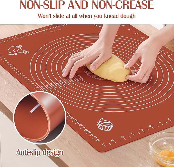 6PCS Silicone Baking Mat Set, Pastry Mat - Image 4