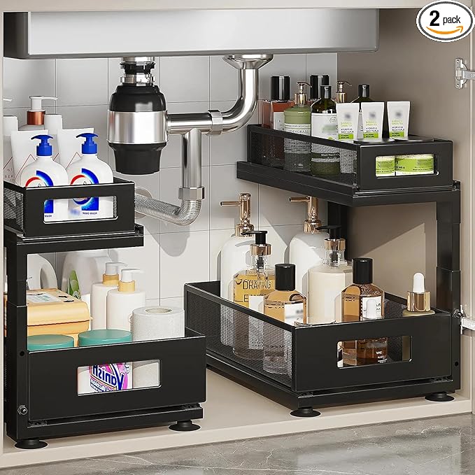 2 Pack Under Sink Organizer by Corbyles