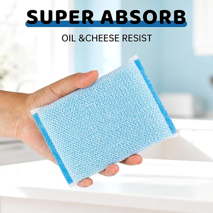 20 Pack All-Purpose Kitchen Sponges, Non Scratch, - Image 7