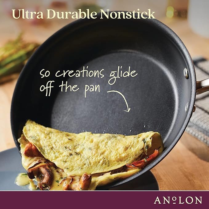Anolon Advanced Home Hard Anodized Nonstick Wide Stockpot - Image 5
