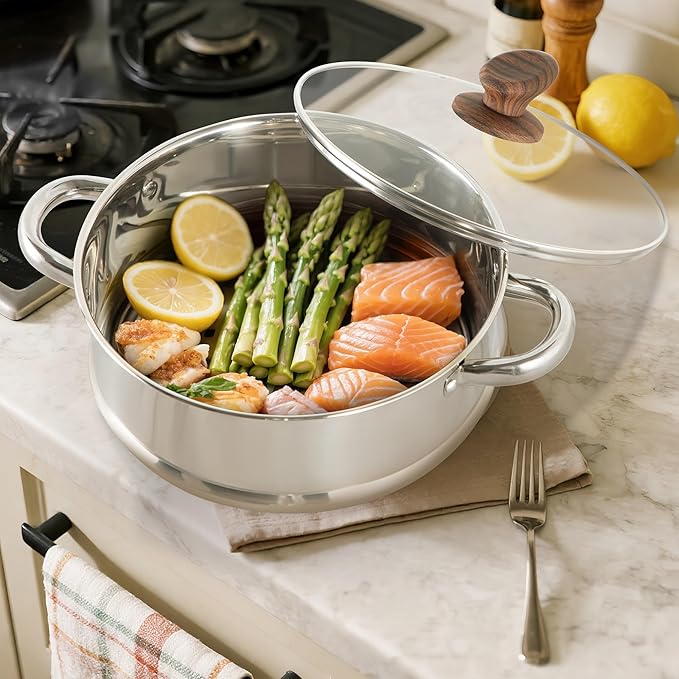 MAISON ARTS 17 Piece Pots and Pans Set Non Stick, Kitchen Cookware Sets - Image 6