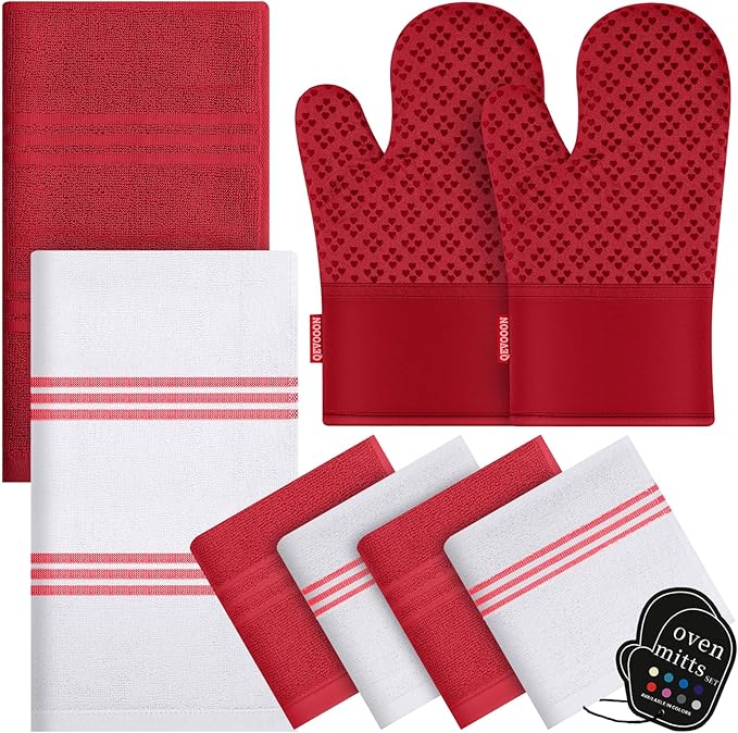 Dish Towels and Dishcloths by QEVOOON