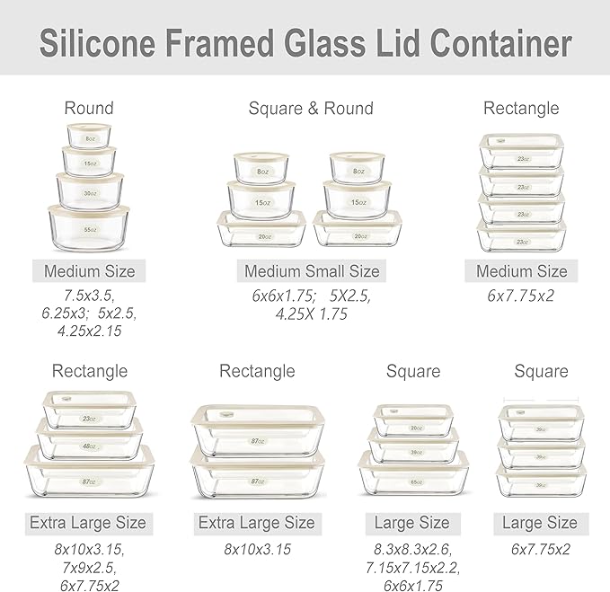 Urban Green Glass Food Container Set - Image 4