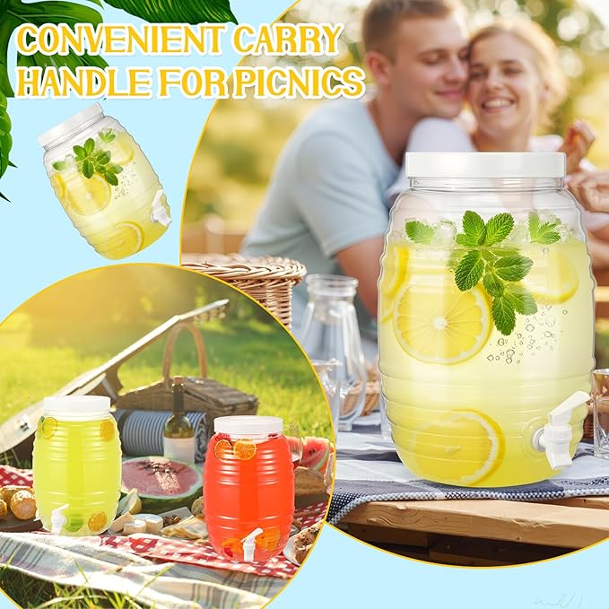Honeydak 1 Pcs 2.7 Gallon Plastic Beverage Dispenser - Image 5