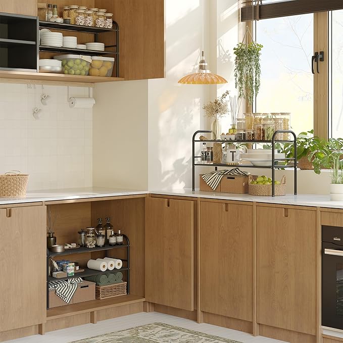 NETEL Under Sink Organizers and Storage, 2 Tier Expandable Under Cabinet - Image 5