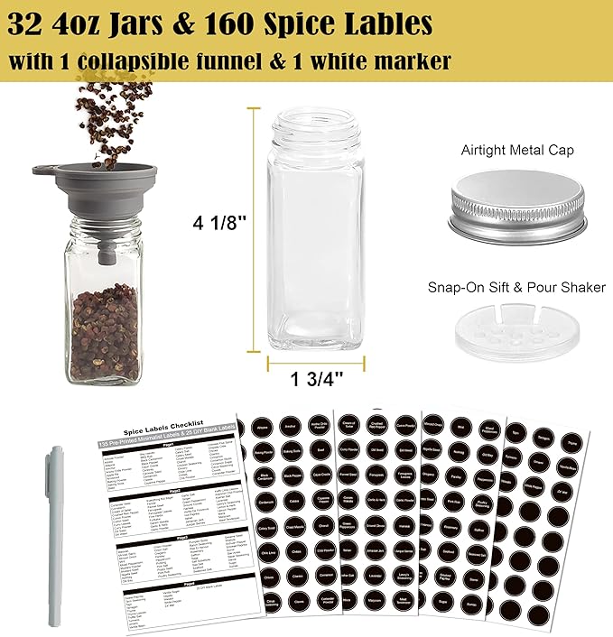 4 Tier Spice Rack Organizer - Image 3