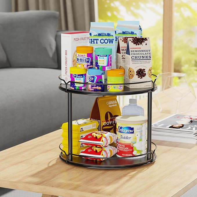 Lazy Susan Organizer 2 Tier - Image 7