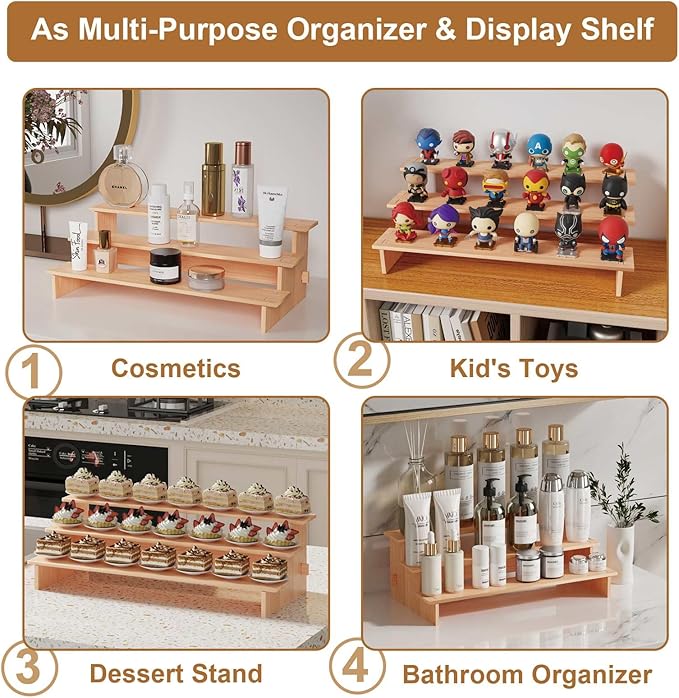 JinDoWin 3 Tiered Spice Rack Organizer - Image 6