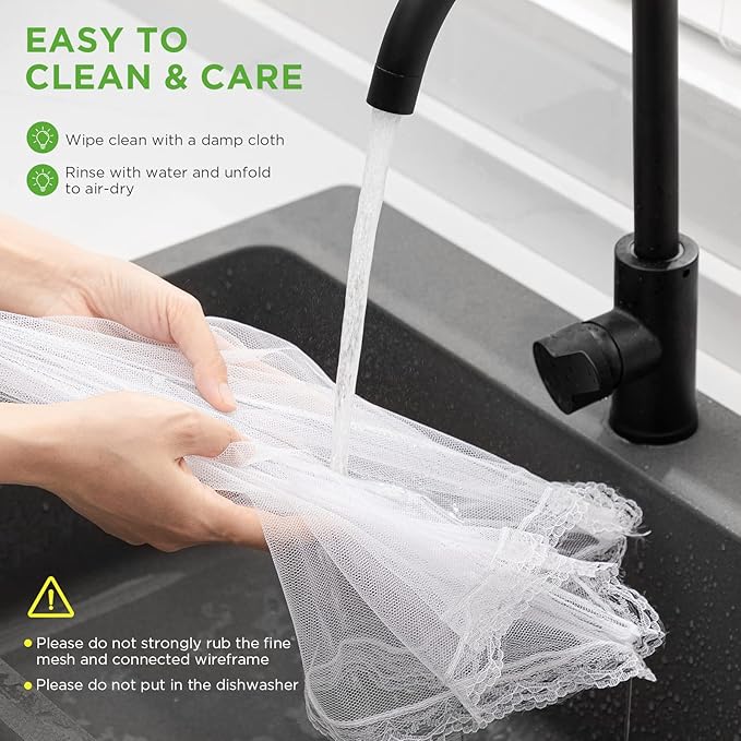 2 Pack Extra Large Mesh Food Covers - Image 7