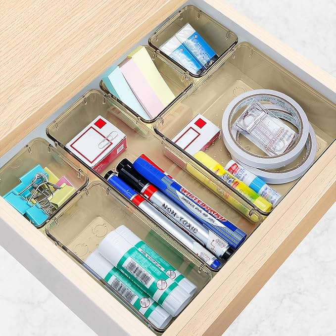 StorMiracle 23 PCS Drawer Organizer Set, 5 Varied Size Bathroom and kitchen - Image 6