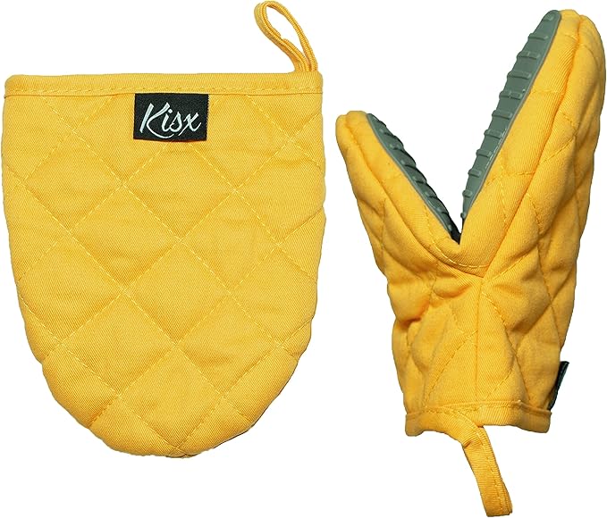 Oven Mitts Heat Resistant by KisxLiving