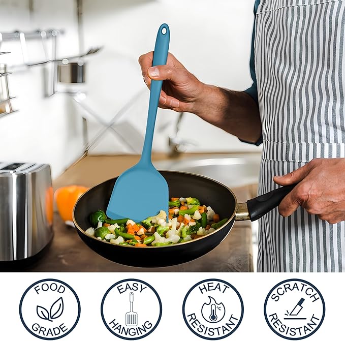 E-far Silicone Cooking Utensils Set, 25 Piece Kitchen Utensils - Image 4