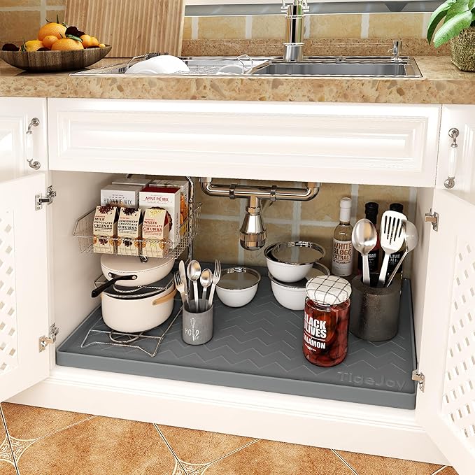 TigeJoy 34" x 22" Under Sink Mats - Image 3