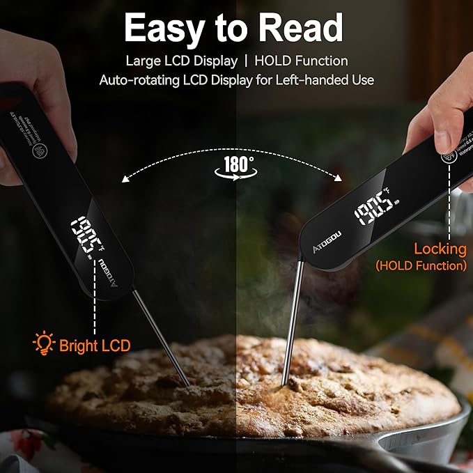Atogou The Latest Thermocouple Food Thermometer. Faster: <1 Second Response - Image 5