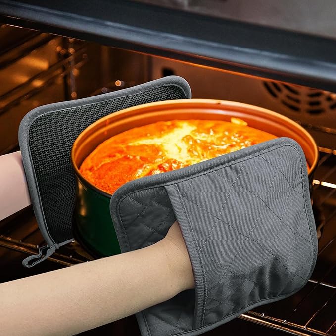 2Pcs Cotton and Neoprene Oven Pads Pot Holders - Image 8