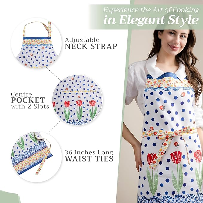 Maison d' Hermine 100% Cotton Apron - Image 5