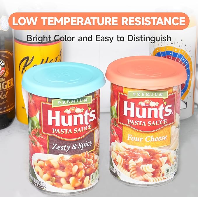 4PCs 3.5-inch/8.2cm Silicone Can Lids, Food Sealing Lids - Image 6