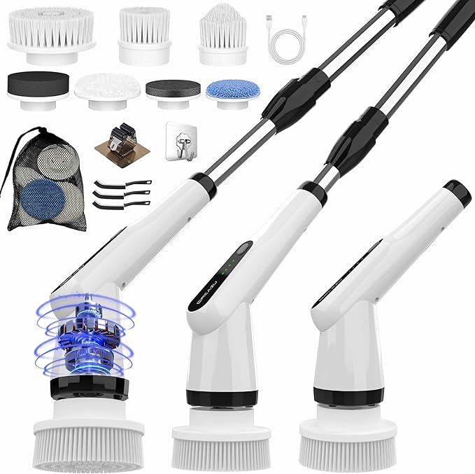 Electric Scrubber Brush, IPX7 Electric Scrubber by Dreazu