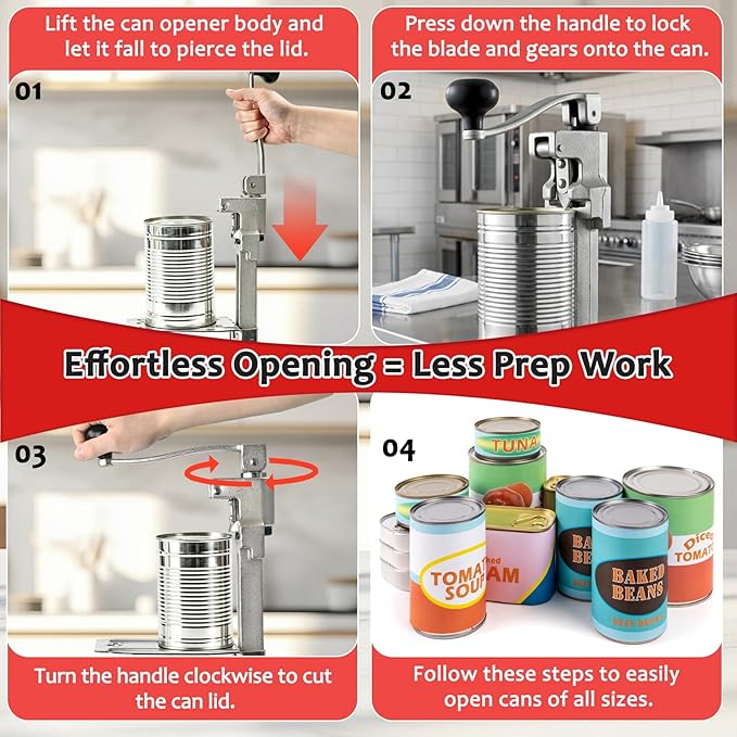 Commercial Manual Can Opener Heavy Duty - Image 7