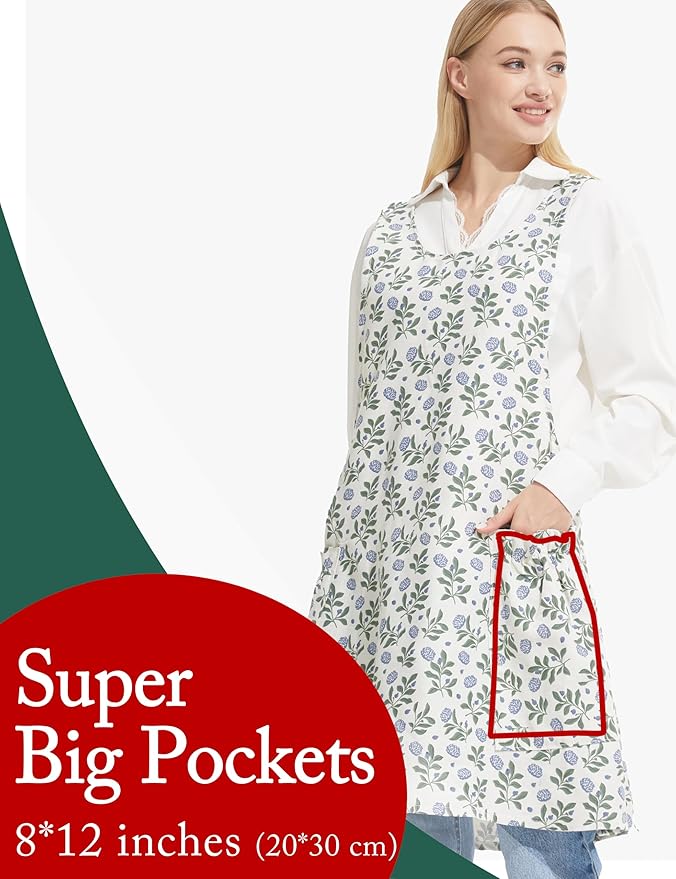 Cozy Adjustable Cross Back Aprons - Image 3