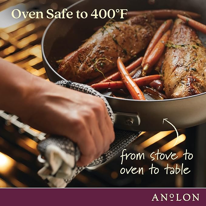Anolon Advanced Home Hard Anodized Nonstick Sauce Pan/Saucepan - Image 4