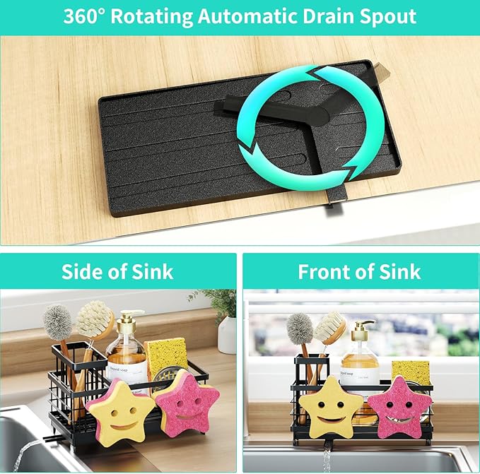 HapiRm Sink Caddy Sponge Holder - Image 3