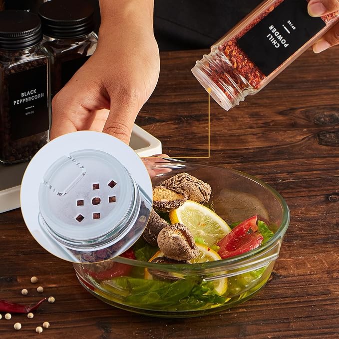Skiileor 48 Pcs Spice Jars - Image 4