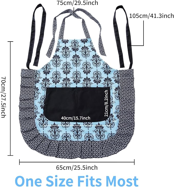 Lovely Flower Pattern Retro Aprons - Image 6