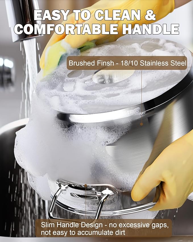 Cooks Standard 02616 Professional Grade Lid 30 Quart Stainless Steel Stockpot - Image 6