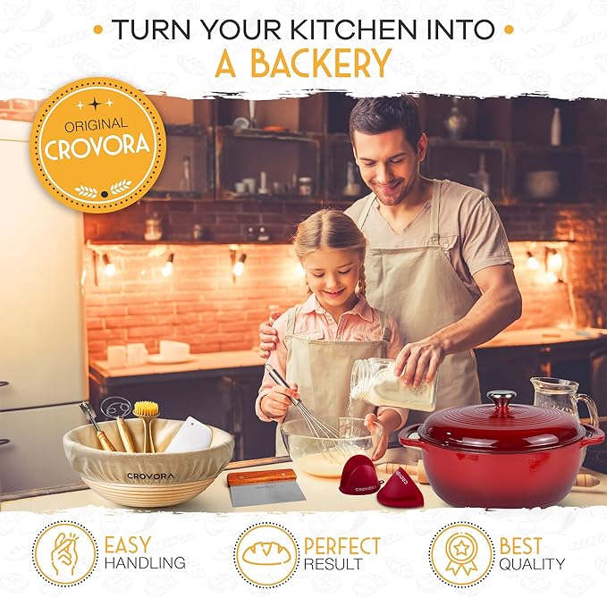 Crovora 6 QT Enameled Cast Iron Dutch Oven - Image 2