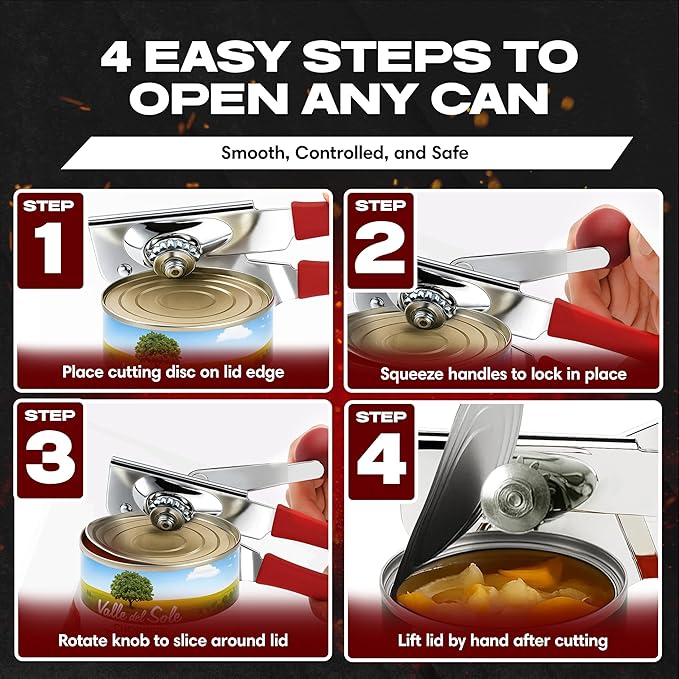 Chef-Master 2-Pack Heavy Duty Can Opener - Image 6