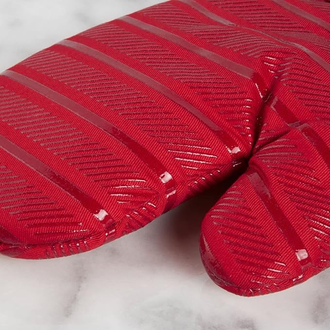 KitchenAid Albany Oven Mitt 2-Pack Set, Passion Red - Image 4