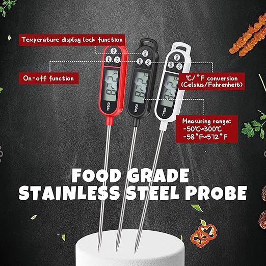 Copkim 6 Pcs Instant Read Meat Thermometer - Image 3