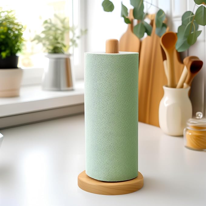 KitchLife Wooden Paper Towel Holder Countertop - Image 5