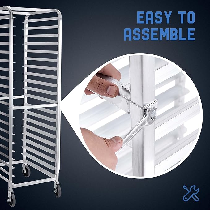 Profeeshaw Bun Pan Bakery Rack 20 Tier - Image 6