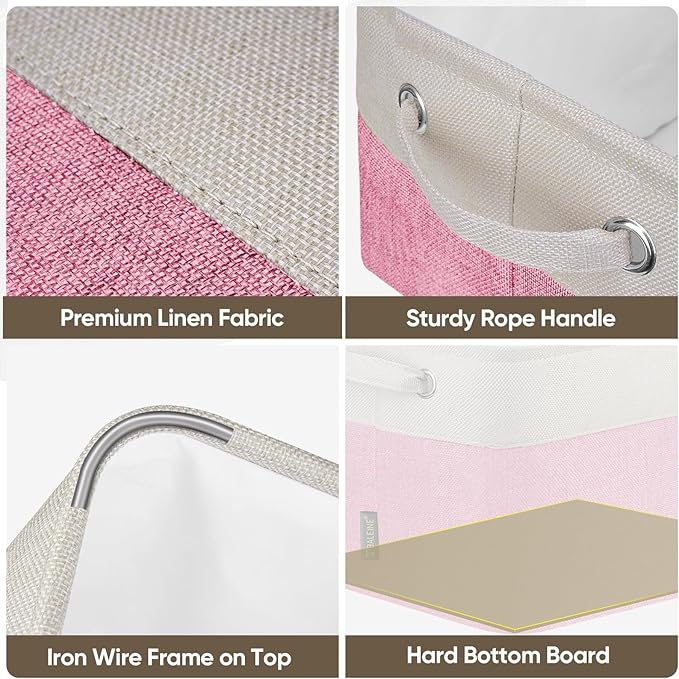 BALEINE 2 Pack Fabric Closet Storage Bins - Image 4