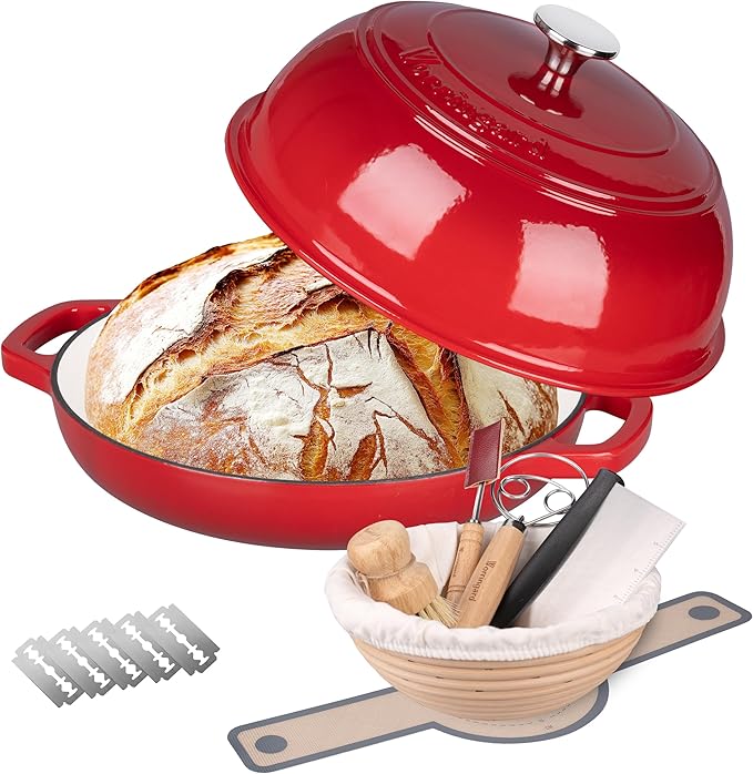 VORRINGARD Enameled Cast Iron Dutch Oven Pot by Unknown