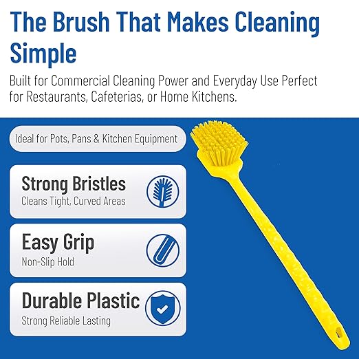 SPARTA 40501EC04 Plastic Large Scrub Brush, Kitchen Brush, Utility Brush - Image 3