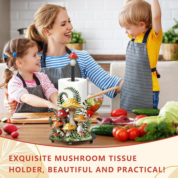 Thyle Mushroom Paper Towel Holder - Image 2