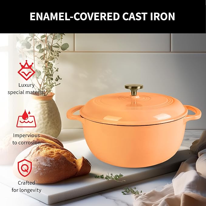 Premium Enameled Cast Iron Dutch Oven - Image 4