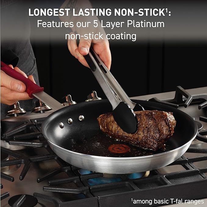 T-Fal Professional VX3 Brushed Nonstick Fry Pan - Image 3