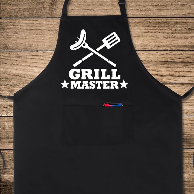 Xornis 100% Cotton Funny Apron for Men Women Adjustable Bib Aprons - Image 2