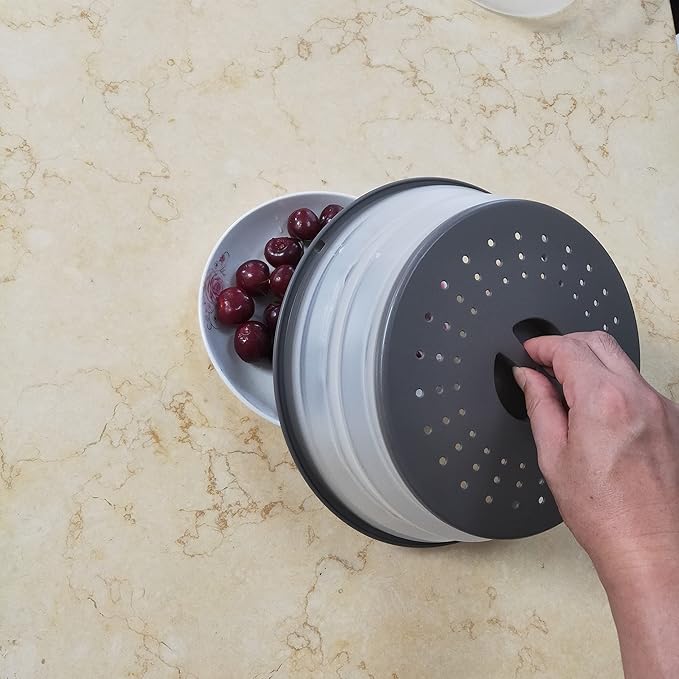 Vented Collapsible Microwave Splatter Cover - Image 7
