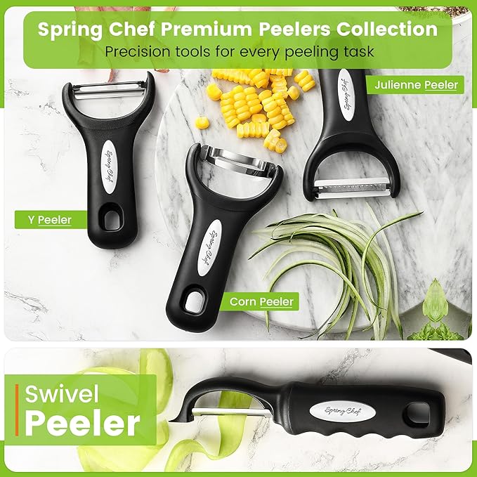 Spring Chef Stainless Steel Vegetable Y Peeler - Image 9
