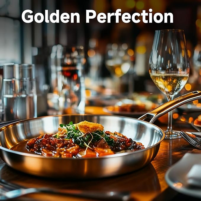 12 Inch Stainless Steel Pan - Image 6