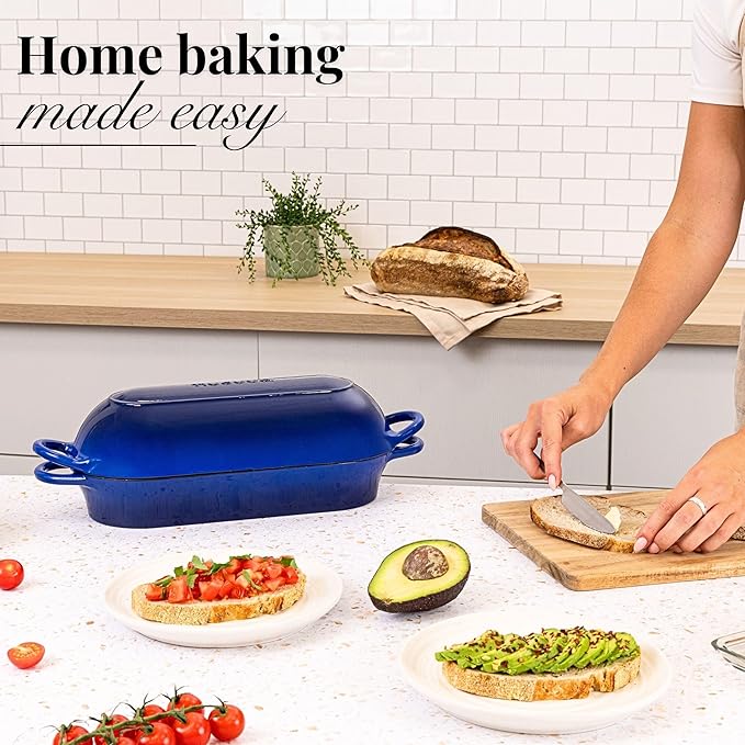 Enamelled Cast Iron Bread Loaf Pot – Dutch Oven - Image 8