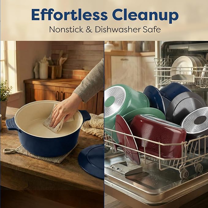 Gotham Steel 5 Qt Lightweight Dutch Oven Pot - Image 9