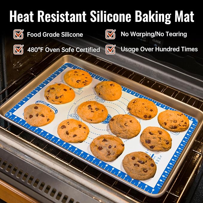 Silicone Baking Mat with 10 Useful Recipes, Silicone Mat - Image 6